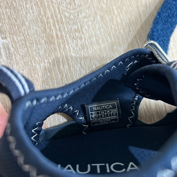 Boy’s Nautica Kettle Gulf Water Shoe Navy Blue Size 10 - Picture 6 of 8